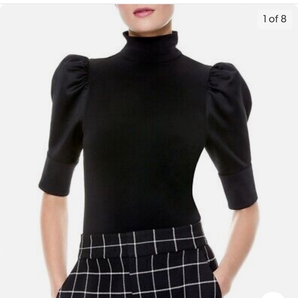 Brand New ALICE AND OLIVIA MCKAYLA BLACK TOP